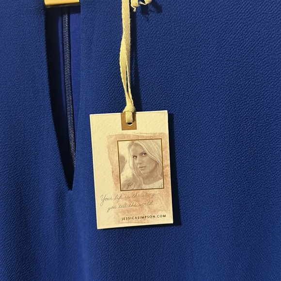 Jessica Simpson Blue Dress (Size 10) - Picture 6 of 9